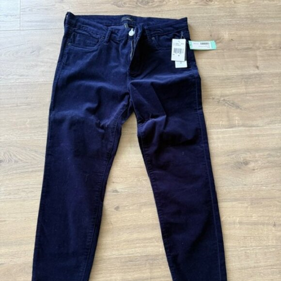Edyson Hampton Skinny Corduroy Navy Blue Pants - Picture 2 of 4
